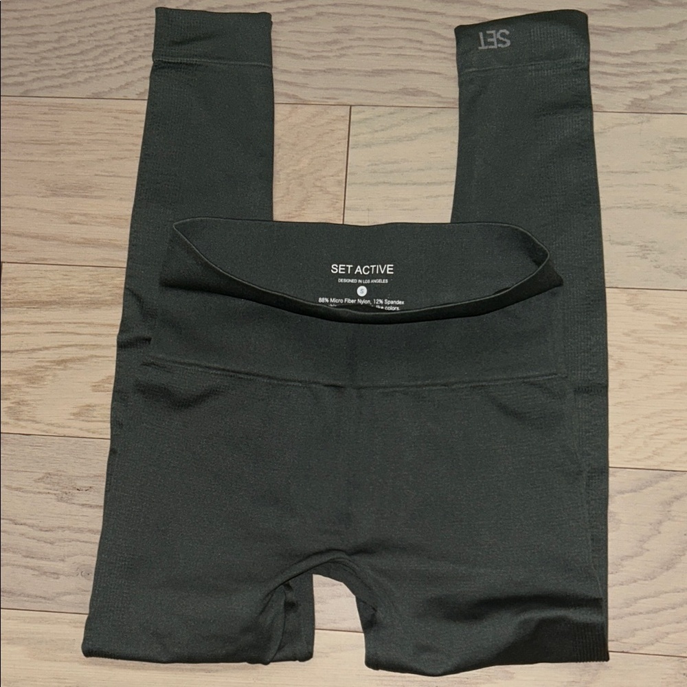SET Active Kids Charcoal Leggings